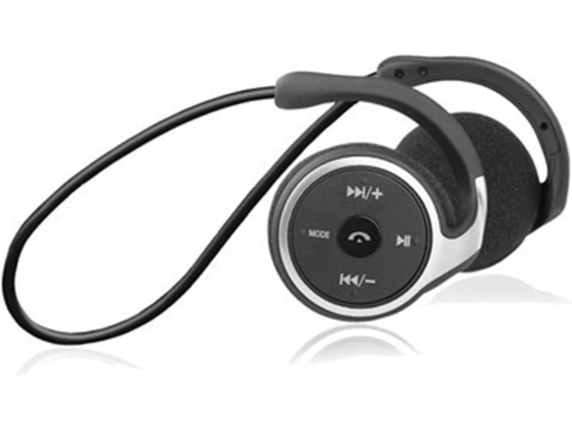 Fone De Ouvido Esportivo Sem Fio Bluetooth, Confortável, Dobrável E Leve Para Corrida, Compatível Com Cartão Tf Rádio Fm