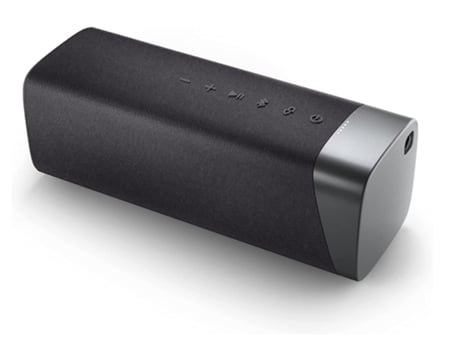 Alto-Falante Bluetooth Sem Fio com Power-Bank Integrado Até 20 Horas de Reprodução Ipx7 À Prova DÁgua Pronto para Banho Preto YEMAESRE
