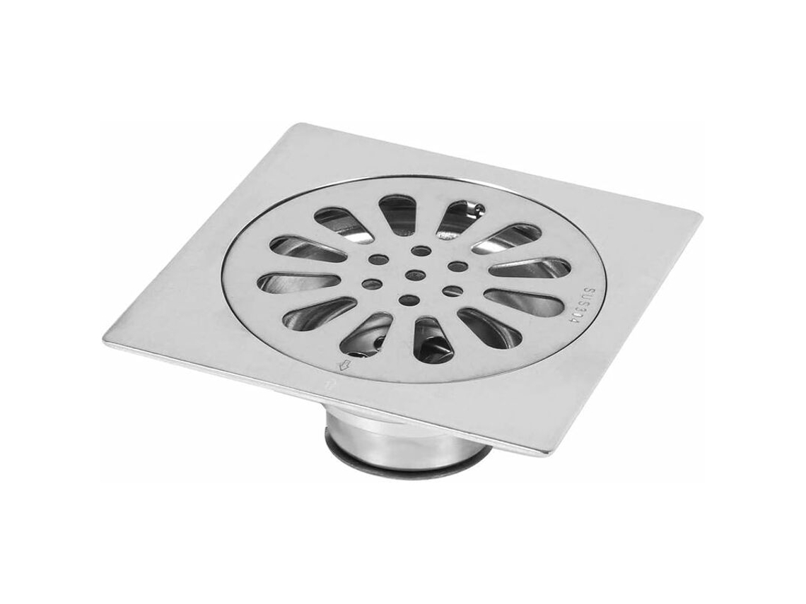 Ralo de Chuveiro em Aço Inoxidável, Anti odor, Filtro, para Banheiro AQUAFORGE