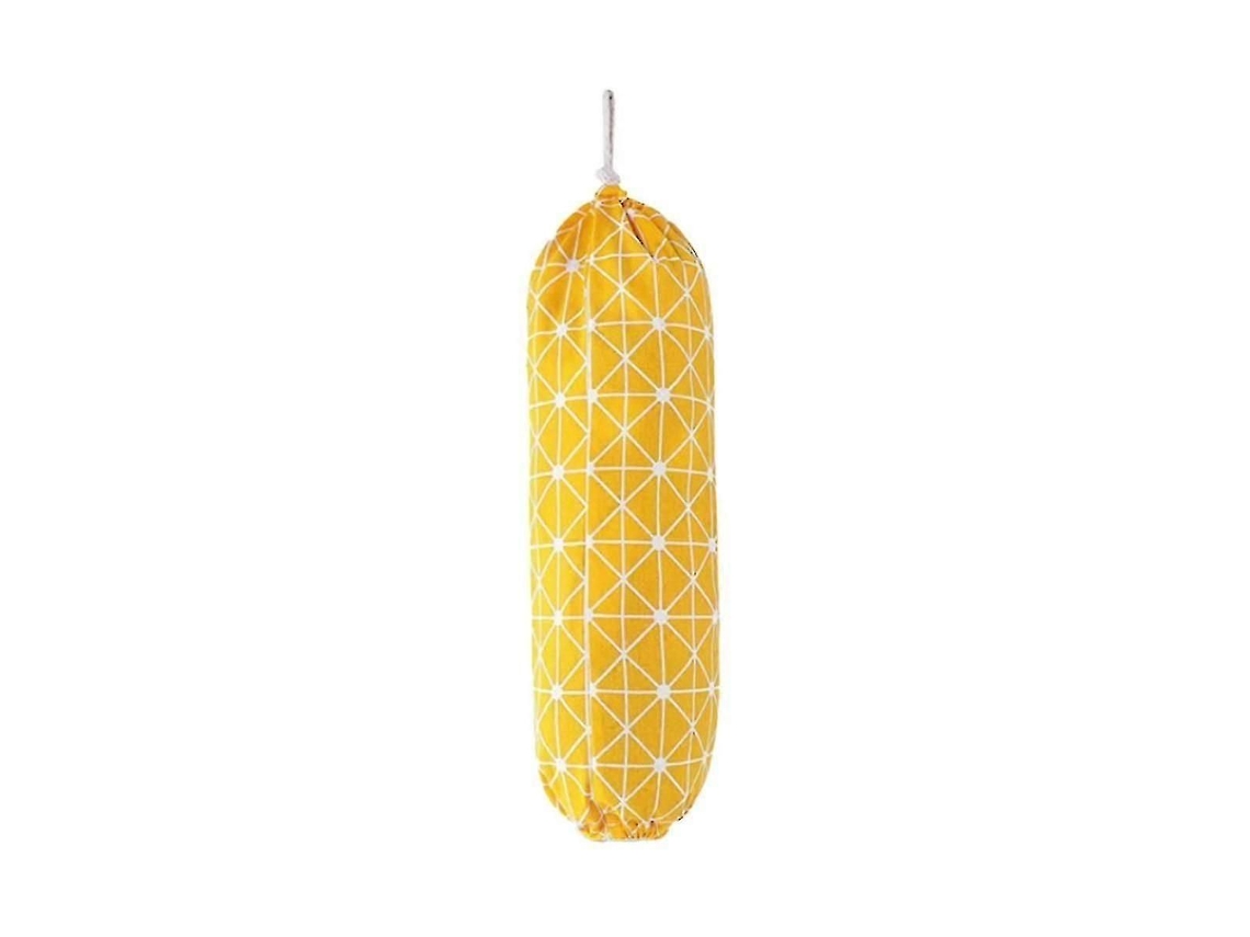 Suporte para Sacolas Plásticas, Dispensador de Compras Dobráveis ​​e Laváveis, Organizador D e Recicláveis ​​ GOKOCO (amarelo)