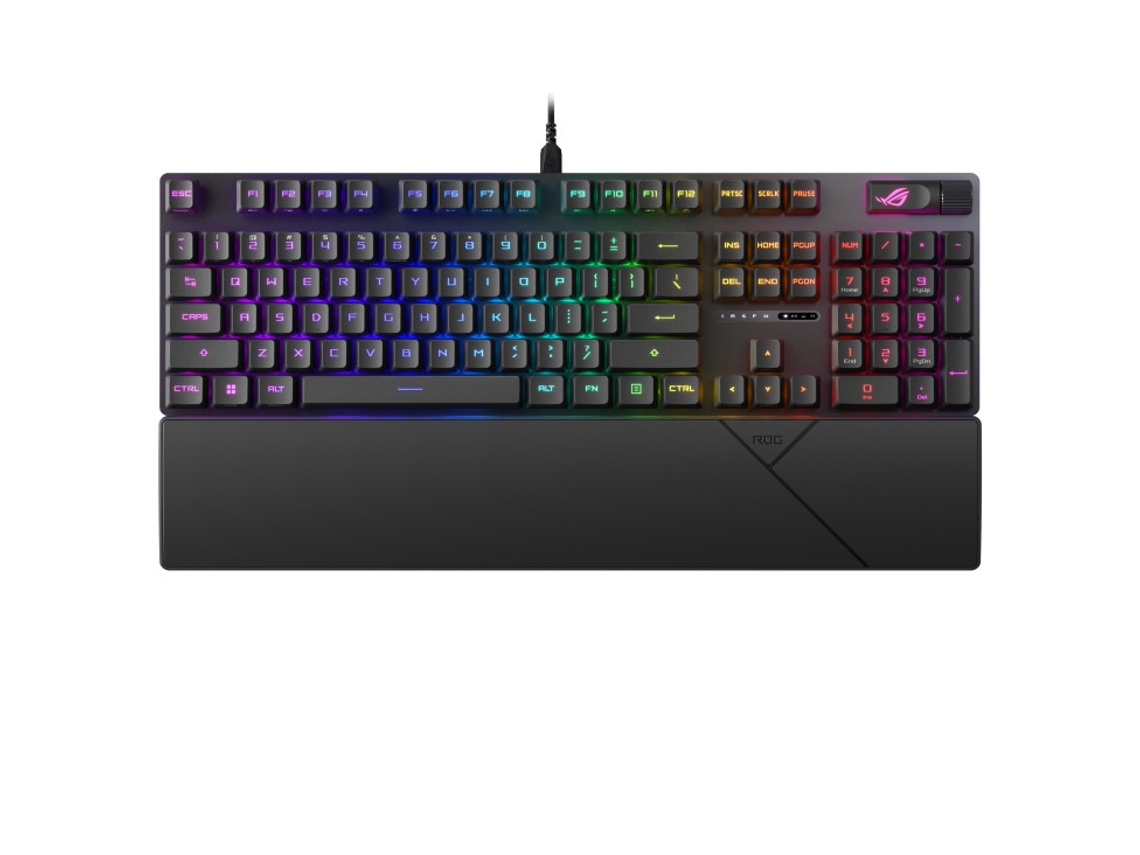 Teclado para jogos ASUS ROG Strix Scope II USB QWERTY italiano preto