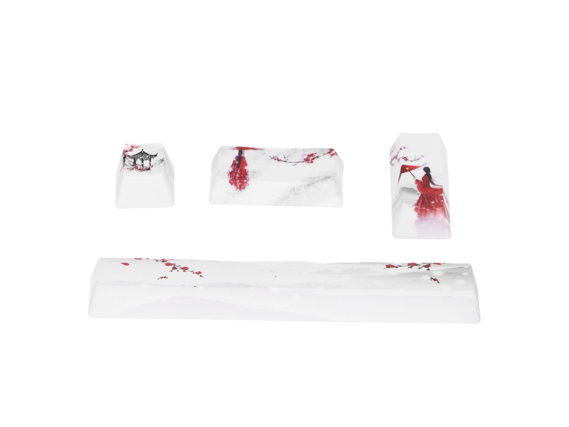 Kit De Teclas Diy De Cerejeira Em Neve De Inverno