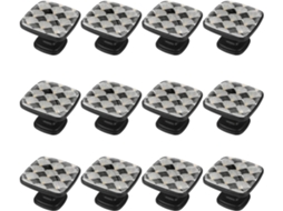 Puxadores Quadrados Para Gavetas De Cômoda, Puxadores Para Armários De Cozinha, 12 Peças, Estilo Art Déco, Puxadores E