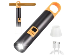 Lanterna Yunzii S18 Led 1000 Lúmens Altos Zoomable Preta