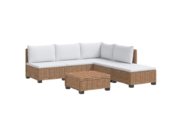 Maison Exclusive - 6 Unid. Conjunto De Lounge Em Rattan Com Almofadas Gendt