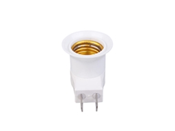 2026 3pcs Adaptador de Enchufe Us a E26/e27 Con Interruptor On/off para Bombillas Led, Soporte de Socket Convertidor