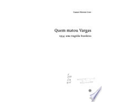 Livro Quem Matou Vargas de CONY (Português do Brasil)