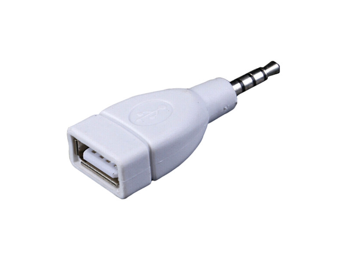 Adaptador de Áudio com Conectores Aux Macho 3,5 Mm para Usb 2.0 Fêmea, AQUAFORGE