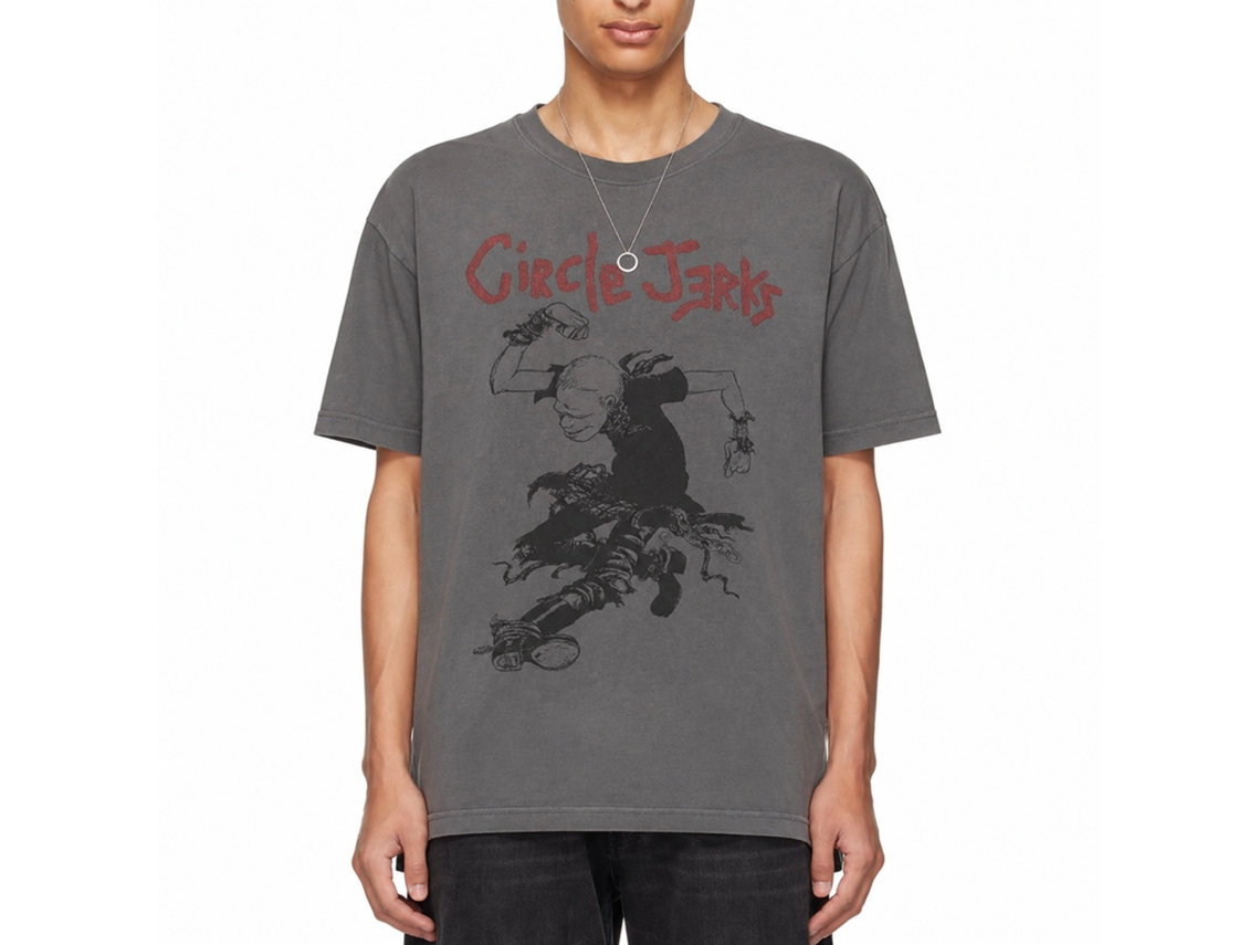 Circle Jerks I'm Gonna Live T-shirt Grey Unisex Adults Size:xxl