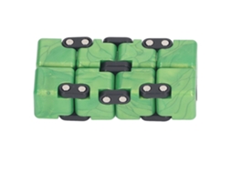 Mali brinquedo de Flip Infinito Reduce Ansiedade Melhora Pensamento Lógico Verde