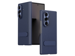 Capa Chrui Para Samsung Galaxy Z Fold 7, Custodia Pieghevole Com Suporte (compatível, Azul)