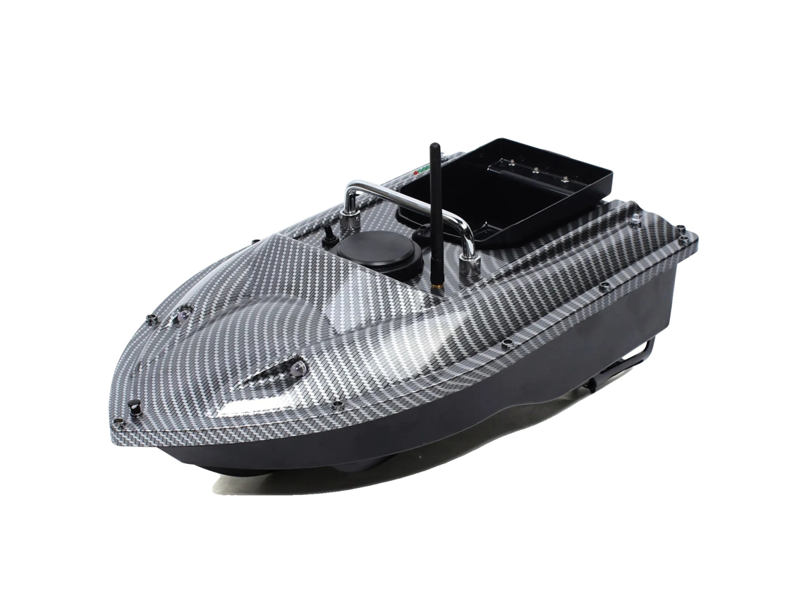 Barco De Isca Rc, Alcance De Controle De 500m, Capacidade De Carga De 1.5kg, Luzes De Cruzeiro Led, Preto Oem