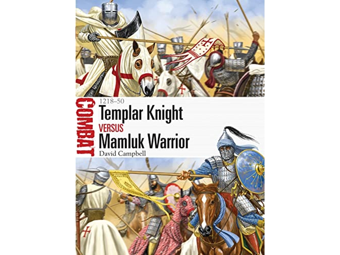 Livro Templar Knight vs Mamluk Warrior de David Campbell (Inglês)