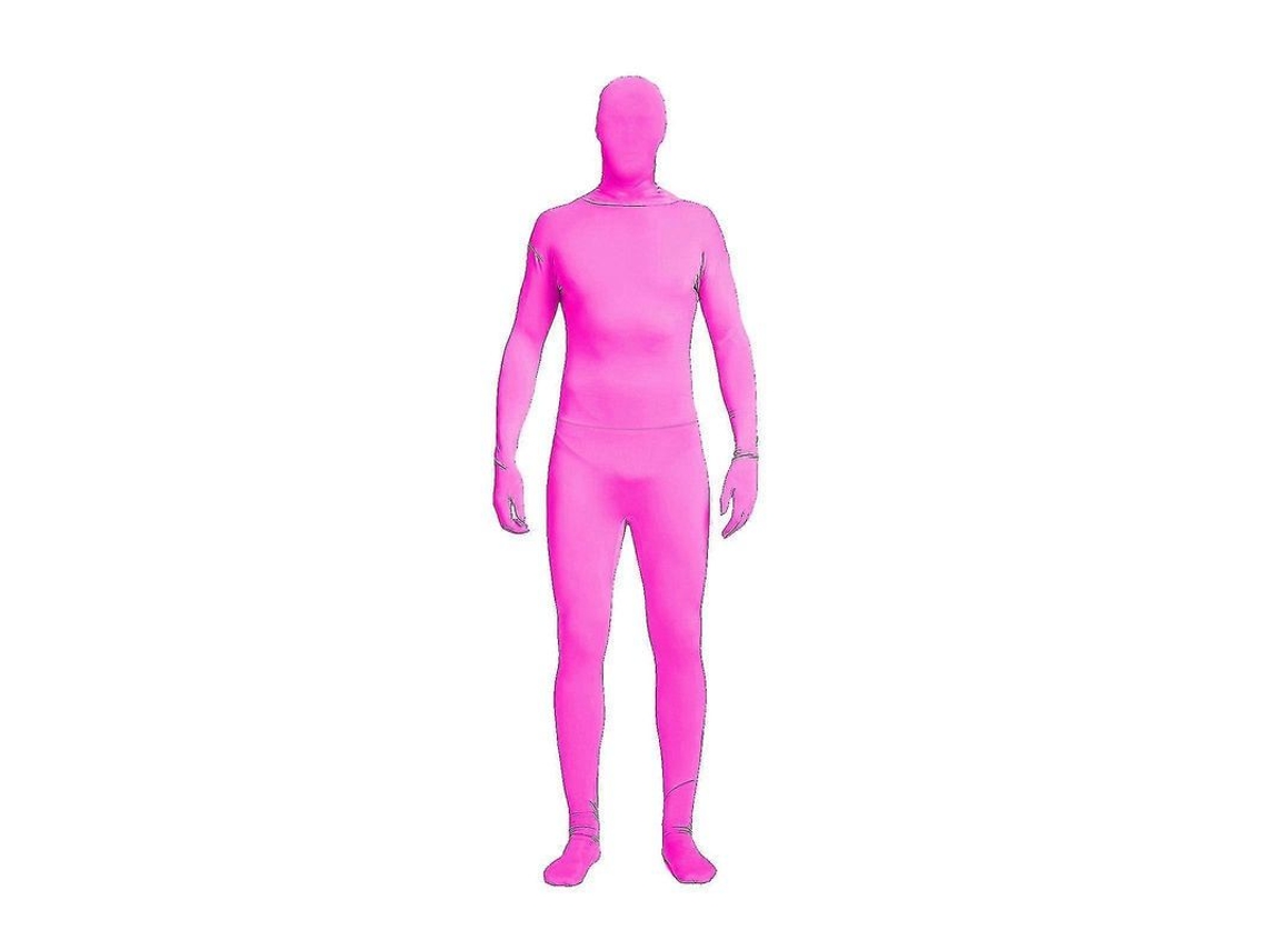 Traje De Cuerpo Completo Unisex Spandex Stretch Para Adultos Zentai Disfraz Colorido Rosa Vermelha 180 Cm