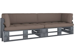 Pallet Sofa, Pallet Sofas Vidaxl Cinzeto Madeira De Pinho (n/a)