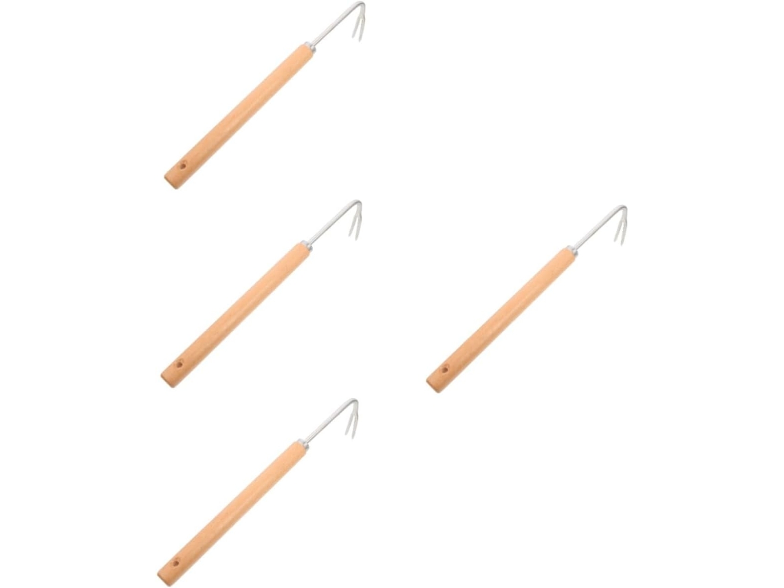 Conjunto De Jardim Com 4 Peças: Pulverizador, Ancinho E Ferramenta Para Arrancar Plantas.