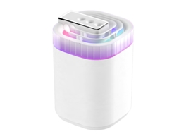Umidificador Silencioso 3l, 2 Bicos Grande Névoa, Casa Escritório Sfushos (branco Brilhante 2 Bicos)