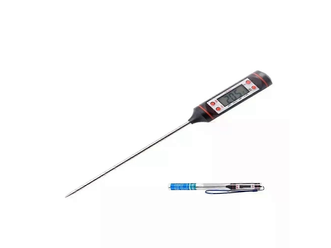 Termômetro Digital de Sonda Tp101 para Medir a Temperatura da Água, Óleo e Outros Alimentos na Cozinha, Incluindo Churrasco e Forno. GOKOCO