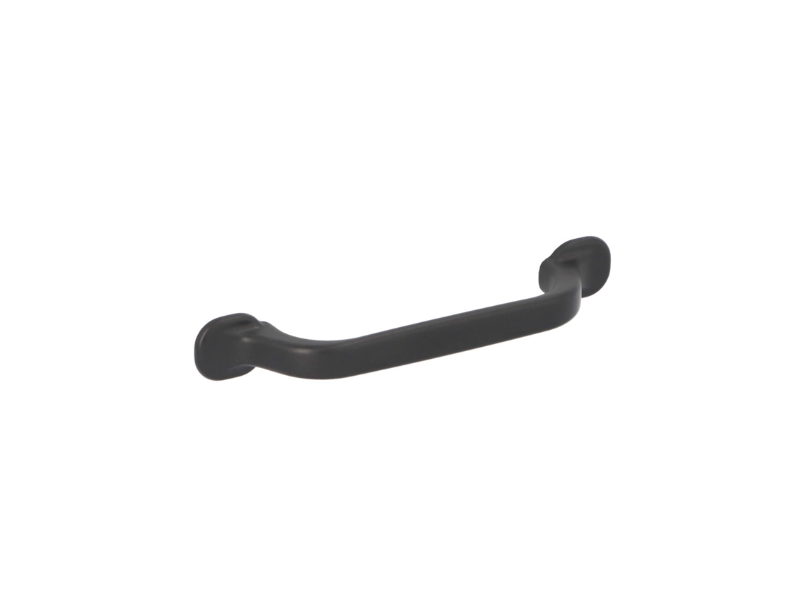 Conjunto de 25 Puxadores HARDWAREXCHANGE em Zamac com 96mm de distância entre eixos, verniz preto mate