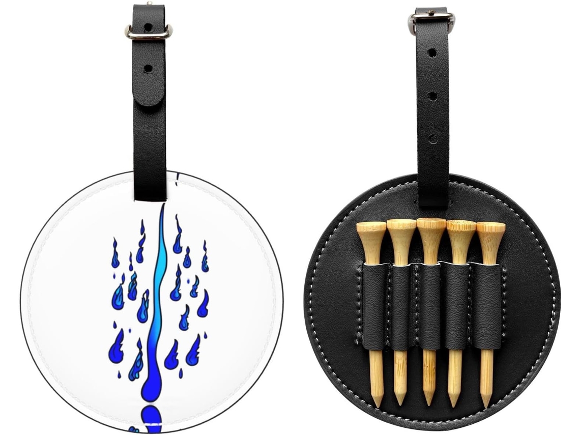 Bolsa para Guardar Tees de Golfe Fácil de Transportar e Mais Eficiente para Jogar Golfe Preta