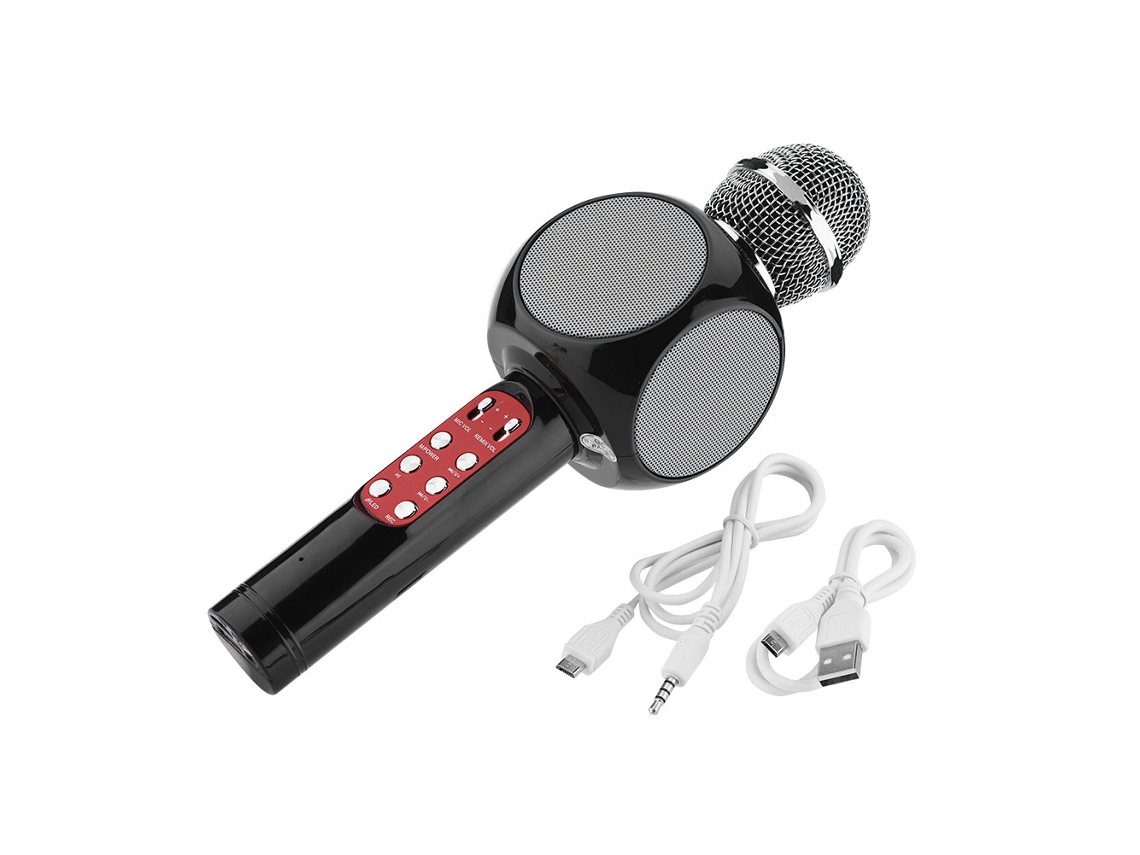 Microfone Bluetooth Karaoke 2 em 1 LAXISCREED
