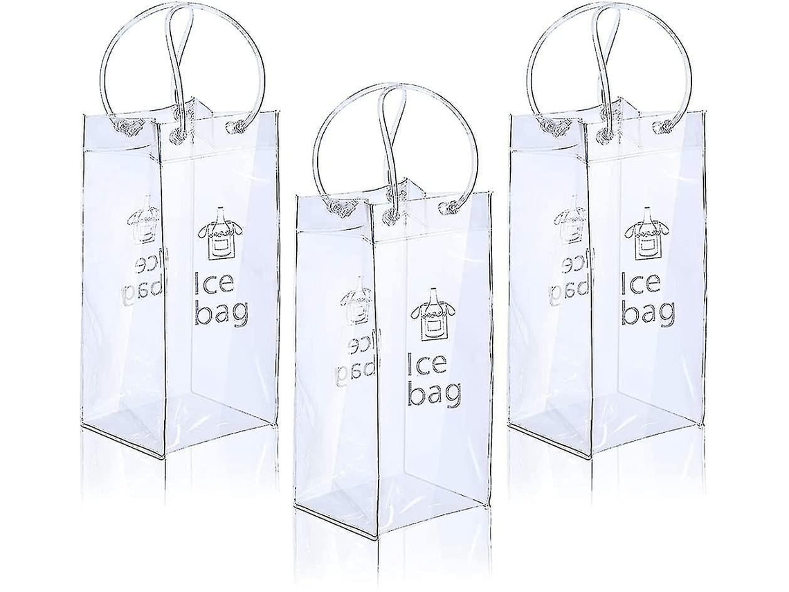 Lurelia Bolsa Térmica Para Vinho 3 Peças Gel Congelante 750 Ml Portátil Piquenique