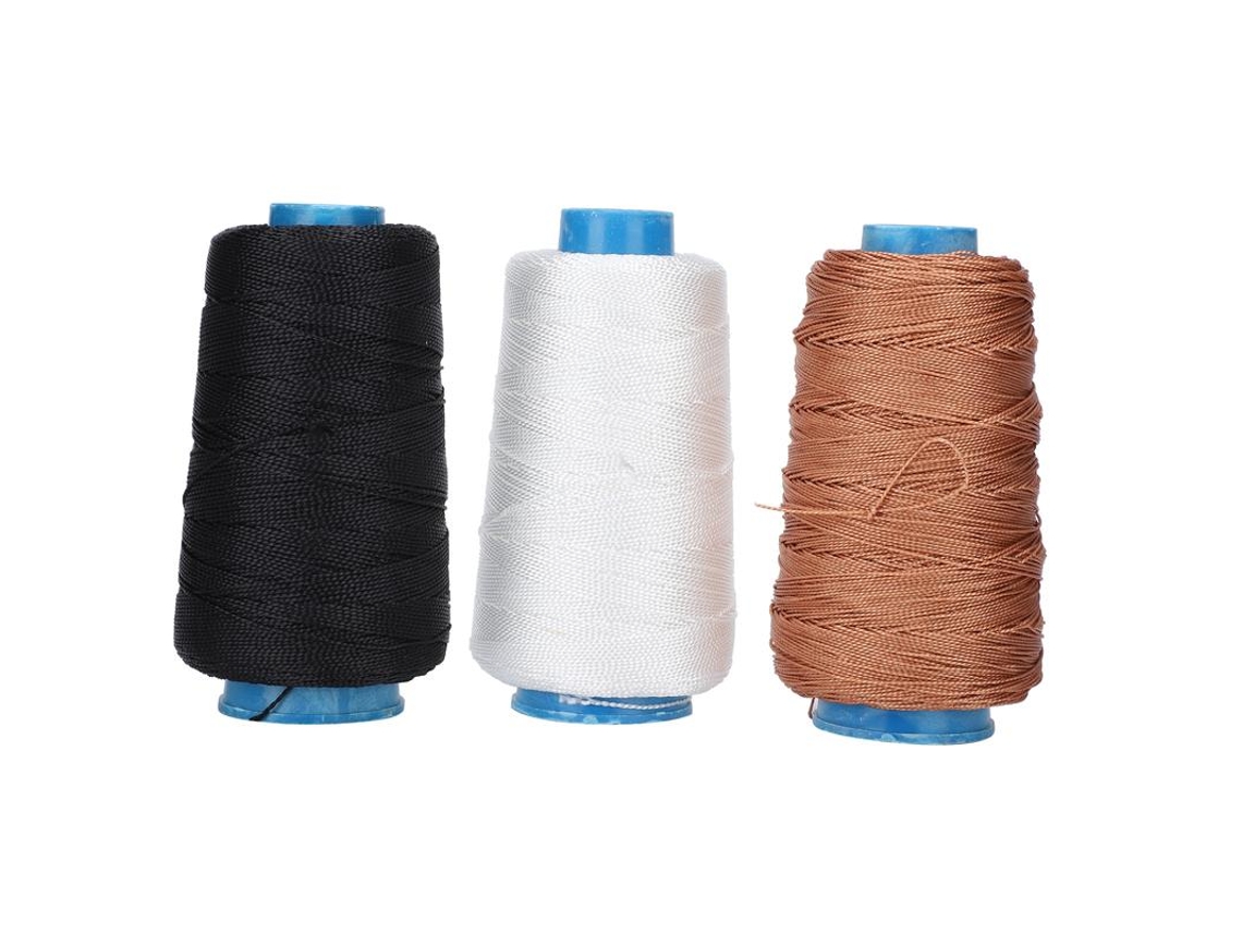 Linha de Nylon Reforçada 3st para Costura de Corda de Dragão, Couro, Jeans, Tecelagem, Cabelo e Bordado. AQUAFORGE