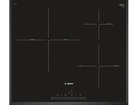 Placa de Indução BOSCH PID651FC1E (Elétrica - 59.2 cm - Preto)