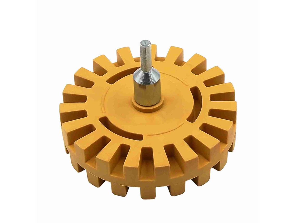 Laxiscreed Roda De Borracha Pneumática De 4'' Para Remoção De Decalques E Adesivos De Carro