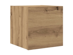 Wall Mounted Tv Cabinet, Wall Mounted Tv Cabinets Vidaxl Marrom Madeira Processada (n/a)