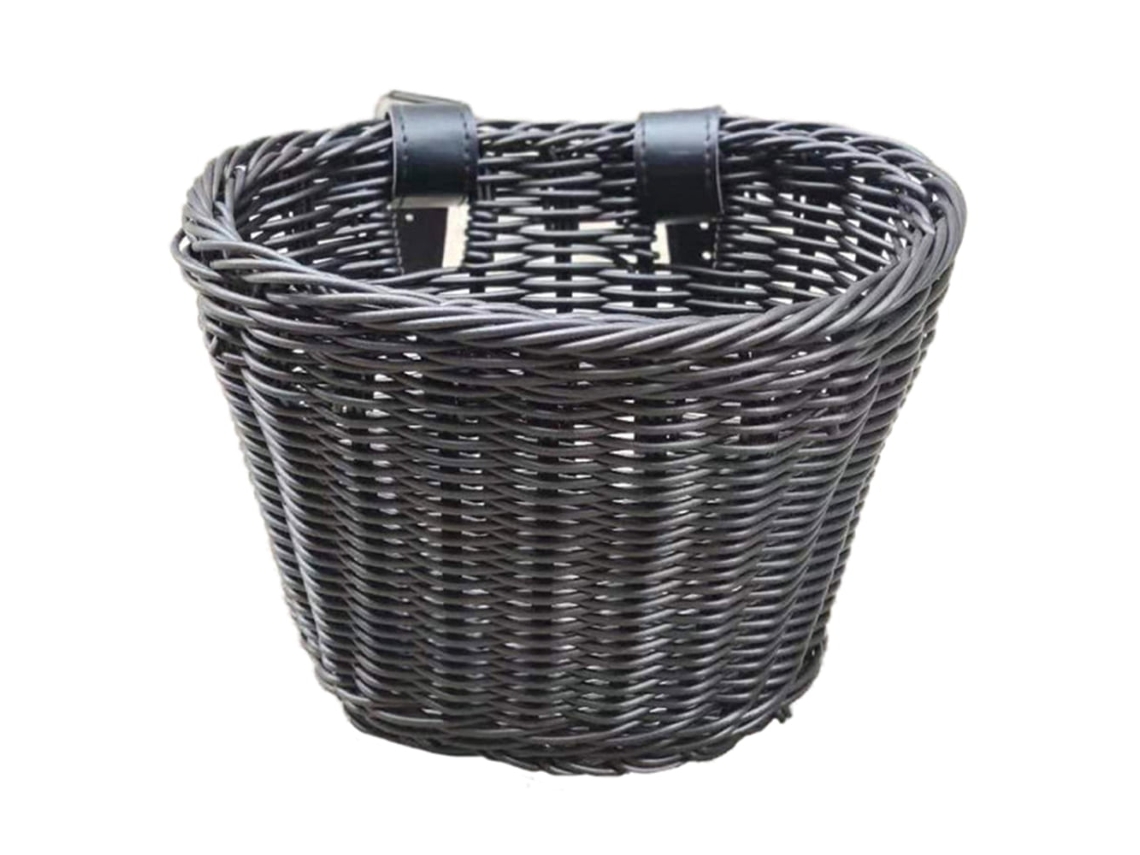 Cesta De Bicicleta De Vime, Cesta Dianteira Para Manusear Bicicleta De Criança.