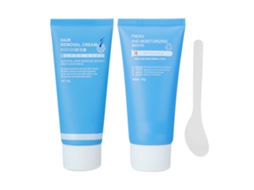 2026 kit de Creme Depilatório e Loção Reparadora Unissex para Axilas, Braços, Pernas e Corpo 60g+50g
