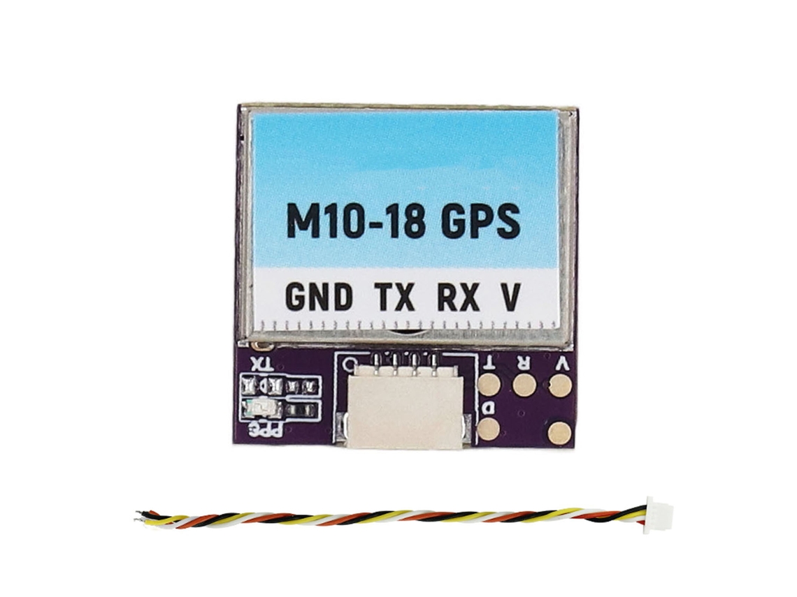 Módulo GPS para Drone de Carreras Fpv com Chip M10 Conector Sh1.0 Antena Cerâmica de Longo Alcance