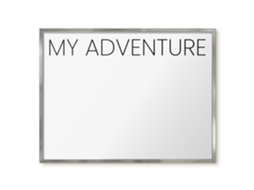 Magnetic Board My Adventure For The Living Room Espelharte (80x60 Cm)