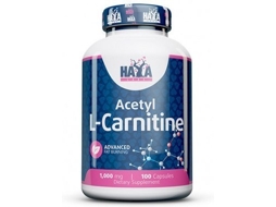 Acetil L-carnitina 1000mg - 100 Cápsulas De Haya Labs