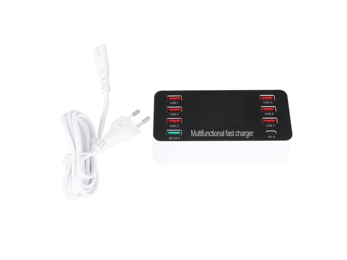 Carregador Parede LAXISCREED 8 Portas Usb Rápido