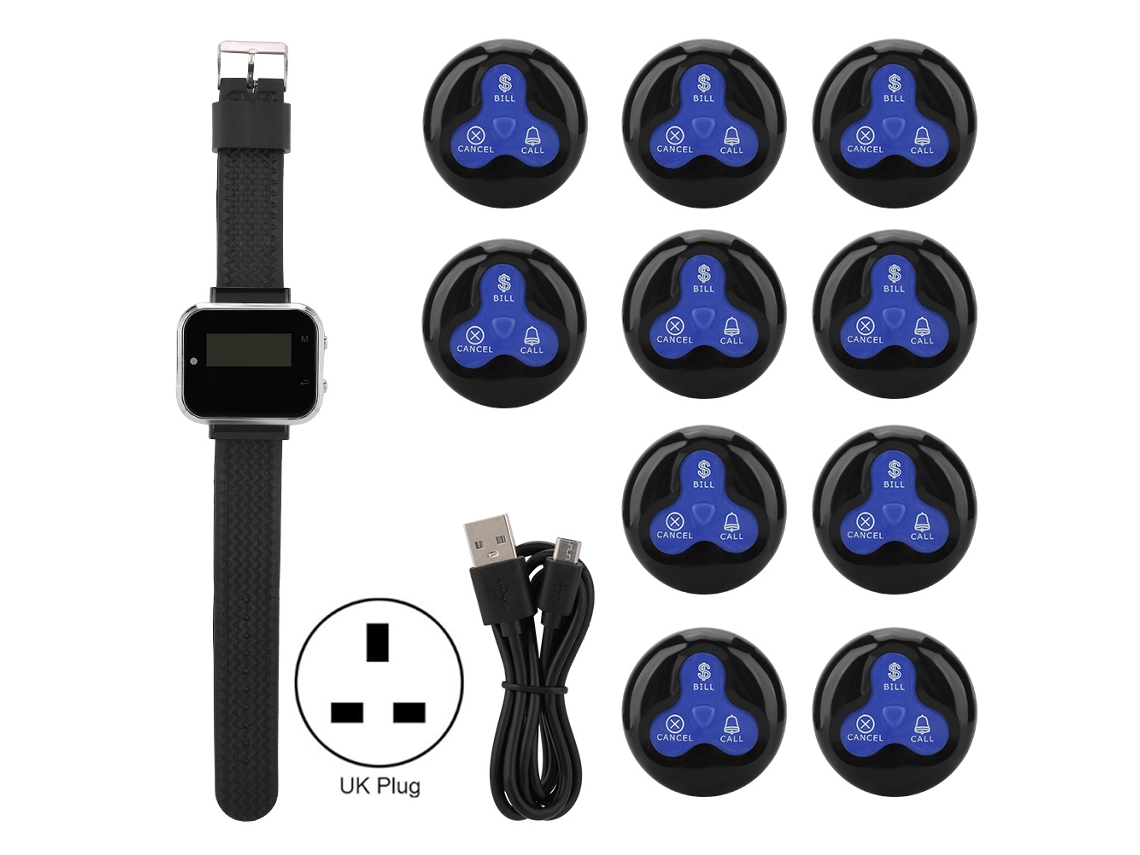 Pager LAXISCREED Silicone Preto Azul