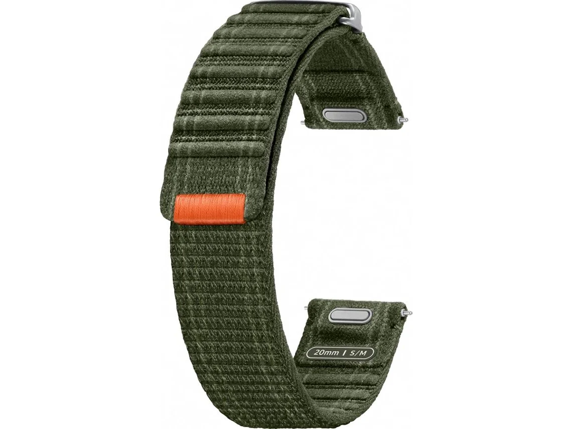 Bracelete SAMSUNG Galaxy Watch 7 de Tecido (M/L - Verde Escuro)