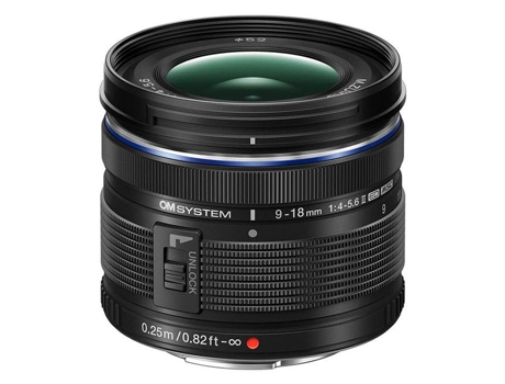 Sistema Para Objetivo Zoom Híbrido M.zuiko Digital Ed 9 18mm F/4 5.6 Ii Garantia De 2 Anos Olympus