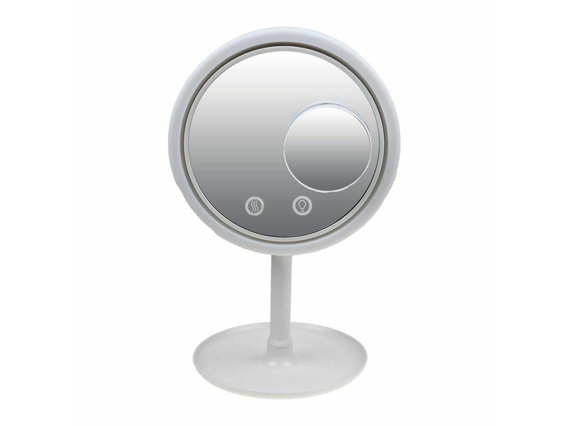 Espelho de Maquiagem com Iluminação Led e Ventilador