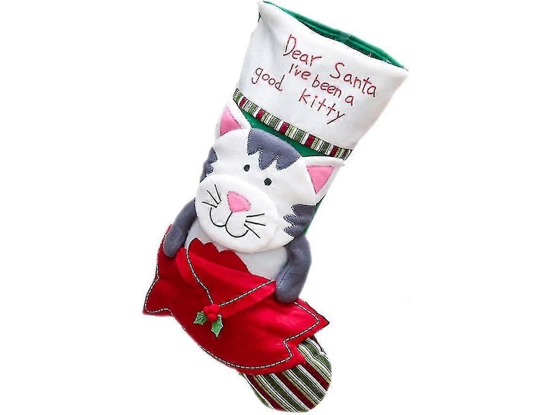 Meias De Natal Para Gatos, Meias De Natal Grandes Para Cães E Gatos Com Frente Extra Olysi Shop