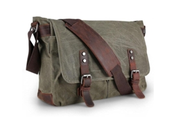2026 bolso Messenger Impermeable Hombre, Mochila Bandolera Canvas para Portátil 15 Pulgadas Grande Fgr Utilidad