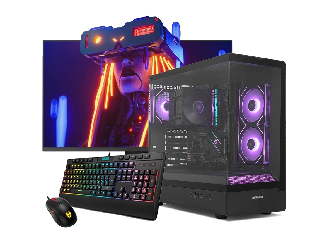 Computador Gaming Neo Pc Signal Intel I5 12400 / 8gb Ddr4 / 480gb Ssd / Monitor 27'' Full Hd / Windows 11