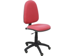 Cadeira de Escritório Operativa PYC Ayna Vermelho RP com rodas anti-risco (Sem Braços - Tecido) — Sem Braços