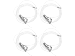Kit Unomor Com 4 Conjuntos De Ganchos Pendurar Quadros, Ganchos Trilhos, Kit Pendurar Porta Retratos