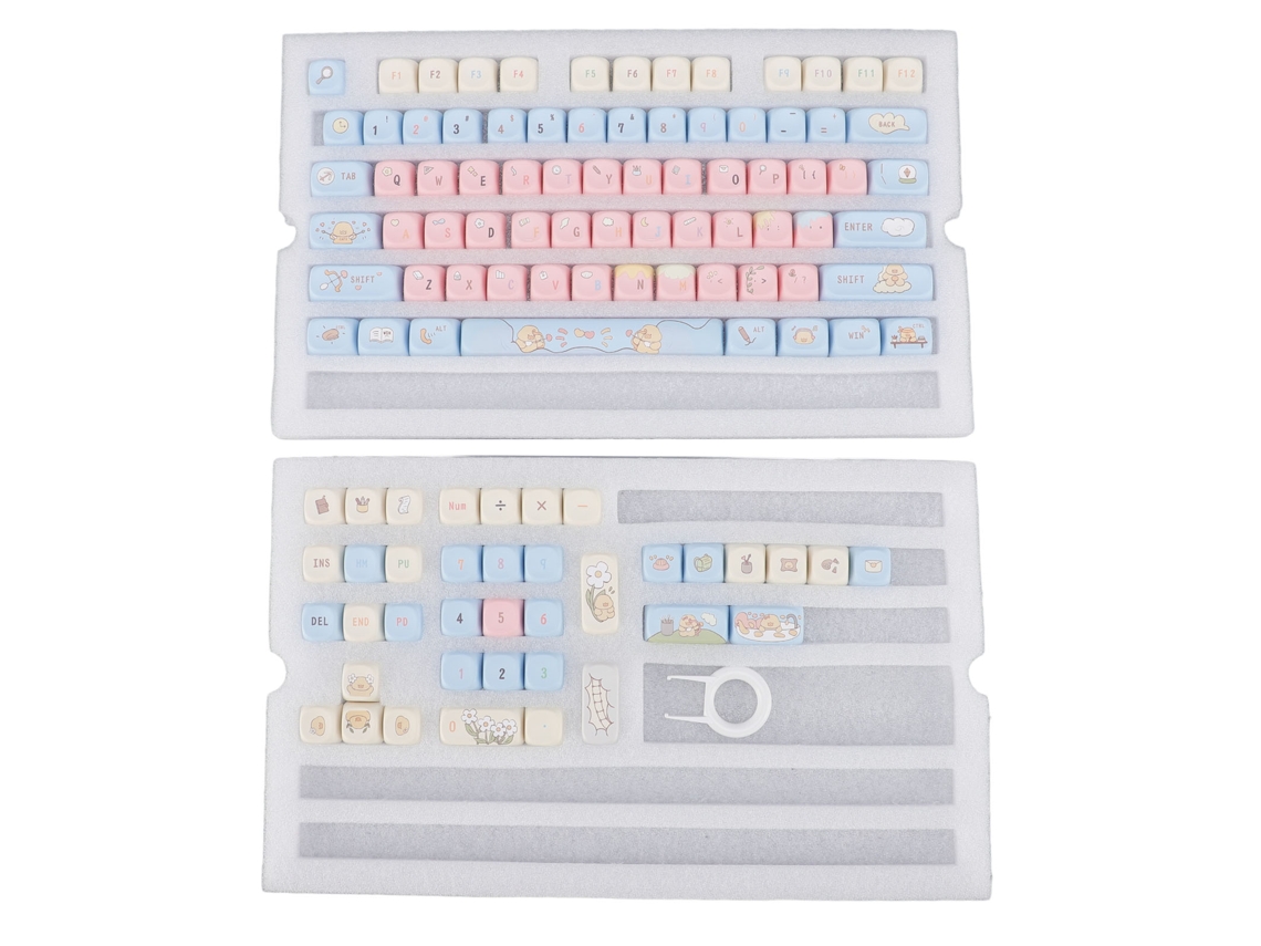 Conjunto De Teclas Mecânicas Pbt De 112 Teclas