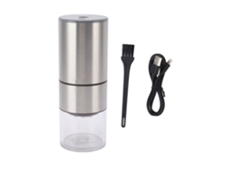 Moedor de Café Elétrico Sem Fio, Ajustável, USB, 110ml, Inox, Bateria 1250mAh | S/MARCA