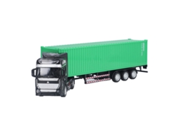 Ats modelo de Caminhão Container 1:48 Brinquedo Decoratsivo Vívido e Exquisito para Maiores de 3 Anos Verde