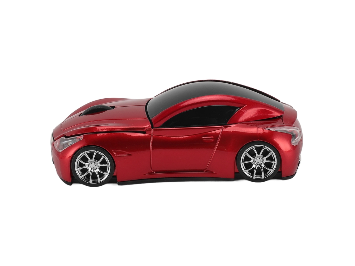 Aetheria mouse Sem Fio Forma de Carro Esportivo 1600 Dpi Sensor Óptico 2.4ghz Usb para Pc Ios Vermelho