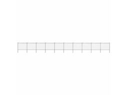 Vidaxl Cerca De Jardim Com Arco Superior Em Aço 1673x150 Cm Preta